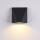 Beekman LED Wandleuchte schwarz Metall IP54 5W