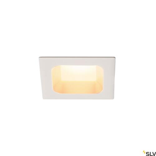 Verlux LED Einbauleuchte weiß dimmbar 3000K 8,5x8,5 cm