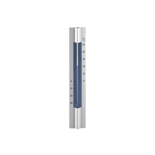 TFA Thermometer für Innen und Außen 30x5cm Aluminium