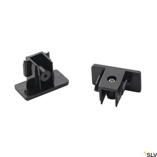Endkappen für 1-Phasen HV-Stromschiene, Aufbauversion schwarz, 2 Stück