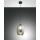 Fabas Luce Infinity Pendelleuchte schwarz Glasschirm Fume E27 3519-40-126