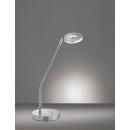 Dent Tischleuchte LED 6W nickel matt Acrylglas 60cm Höhe CCT Tunable White