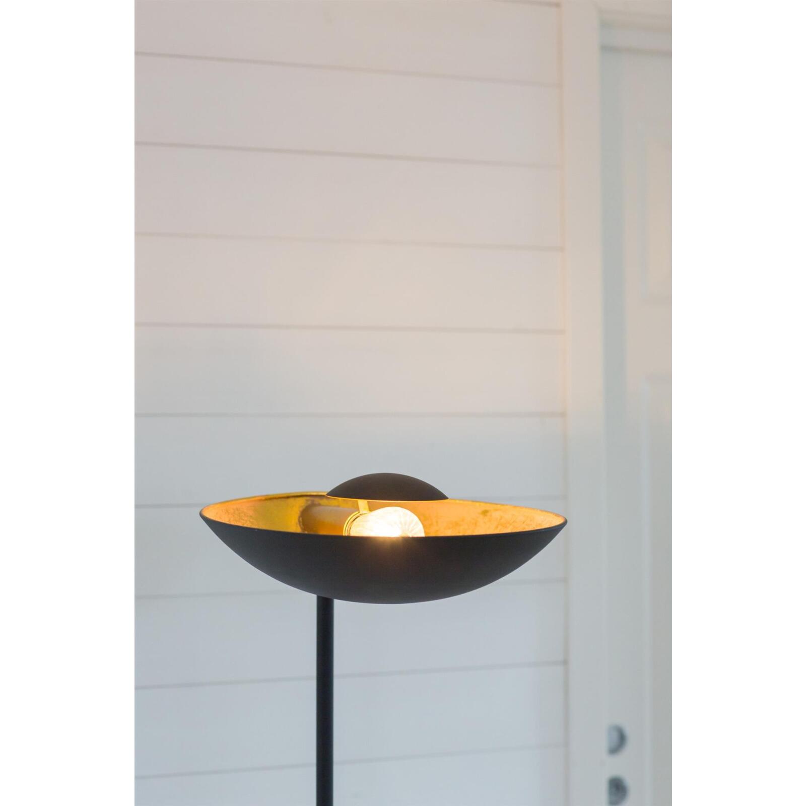 Stehleuchte Leuchten - Lampen Deckenfluter By Uplight Captain schwarz/gold & verstellbar Rydens Onlineshop