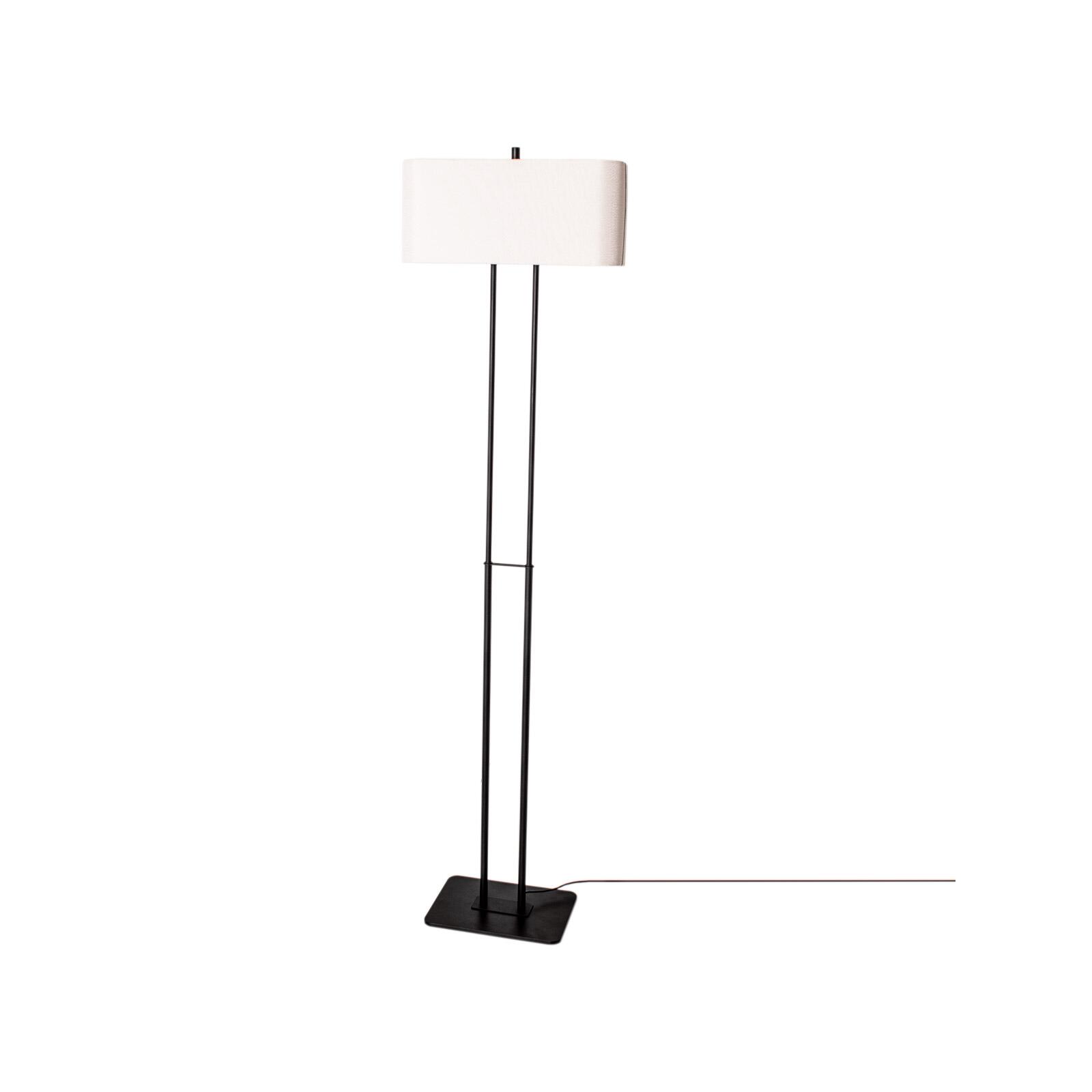 weiß Textilschirm - By schwarz Stehleuchte Luton & Leuchten Lampen Onlineshop Höhe 150cm Rydens