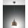 Fabas Luce Glossy, Pendelleuchte, E27, 1x40W, Metall- und Keramik, schwarz/Bronze 3610-40-179