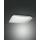 Fabas Luce Hugo, Deckenleuchte, LED, 1x18W, Metall und gebogenes Glas, weiß 3645-61-102
