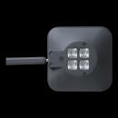 Unilux MAGIC LED-Schreibtischlampe dimmbar mit Gelenkarm und Stromsparautomatik.