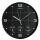 Unilux ON TIME Wanduhr schwarz für 4 Zeitzonen Ø 30,5 cm