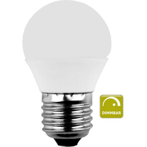 LED MiniGlobe G45 5,5W (40W) E27 470lm 2700K, dimmbar