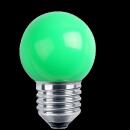 LED Deko MiniGlobe 1W E27 grün IP44 Leuchtmittel...