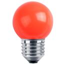 LED Deko MiniGlobe 1W E27 rot IP44 Leuchtmittel für...