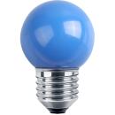 LED Deko MiniGlobe 1W E27 blau IP44 Leuchtmittel für...