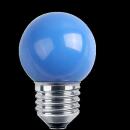 LED Deko MiniGlobe 1W E27 blau IP44 Leuchtmittel für...