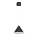 Conical LED Pendelleuchte 1-flammig Metall schwarz 10W...