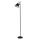 Conical LED Stehleuchte Metall schwarz 146cm Höhe 10W 3000K warmweiß dimmbar schwenkbar