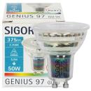 GU10 LED-Reflektorlampe Genius PAR16 Sigor 5,5W 2700K...