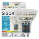GU10 LED-Reflektorlampe Genius PAR16 Sigor 5,5W 3000K...