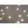 LED Deckenleuchte Panel Sparkle stahlfarben Sternenhimmel mit Fernbedienung eckig, 45x45cm