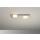 Bopp Lamina LED Deckenleuchte 2-flammig Aluminium geschliffen 2x8W warmweiß dimmbar
