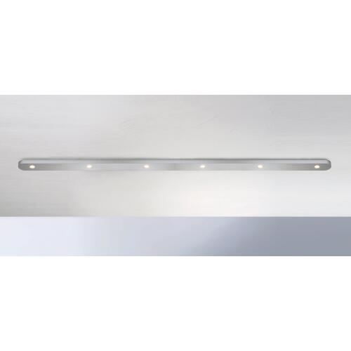 Bopp Close LED Deckenleuchte modern Aluminium eloxiert 110cm 6x7W Dim-to-warm