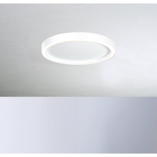 flache LED Deckenleuchte Aura 40cm weiß 20W 2700K warmweiß dimmbar