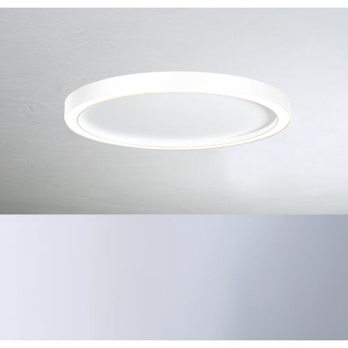 flache LED Deckenleuchte Aura 55cm weiß 29W 2700K warmweiß dimmbar