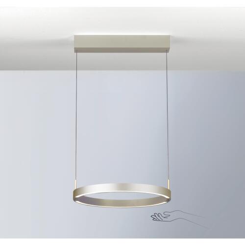 Float LED Pendelleuchte taupe 40cm 39W mit Ober- und Unterlicht ,Lichtfarbe einstellbar