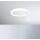 Bopp flache LED Deckenleuchte Aura aus Aluminium 2700K warmweiß CRI>90 dimmbar