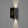 Konstsmide Cremona LED Wandleuchte anthrazit mit zusätzlichem Flammeffekt 7866-370