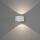 Konstsmide Gela Wandleuchte weiß Up/Down 2x6W LED warmweiß IP54 7882-250