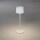 Konstsmide Positano LED Akkuleuchte Tischleuchte weiß dimbar IP54 7813-250