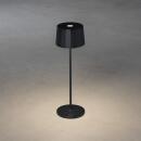 Konstsmide Positano LED Akkuleuchte Tischleuchte schwarz...
