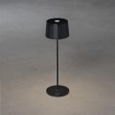 Konstsmide Positano LED Akkuleuchte Tischleuchte schwarz dimbar IP54 7813-750