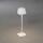 Konstsmide Capri LED Akkuleuchte Tischleuchte weiß IP54 7814-250