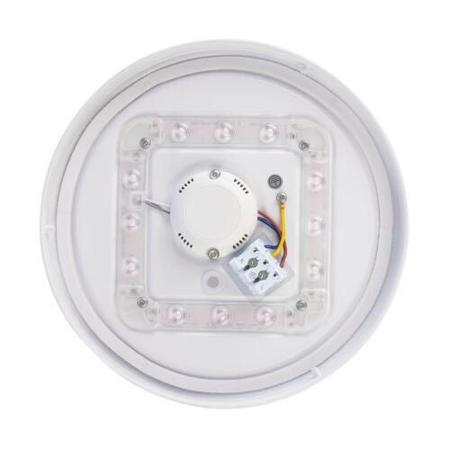 DOTLUX LED-Leuchte LUNAbasic IP44 Ø260mm 12W 3000K weiß rund