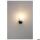 Wandleuchte, WL 106 1-flammig E14 Spiegelleuchte chrom Glas 26 cm