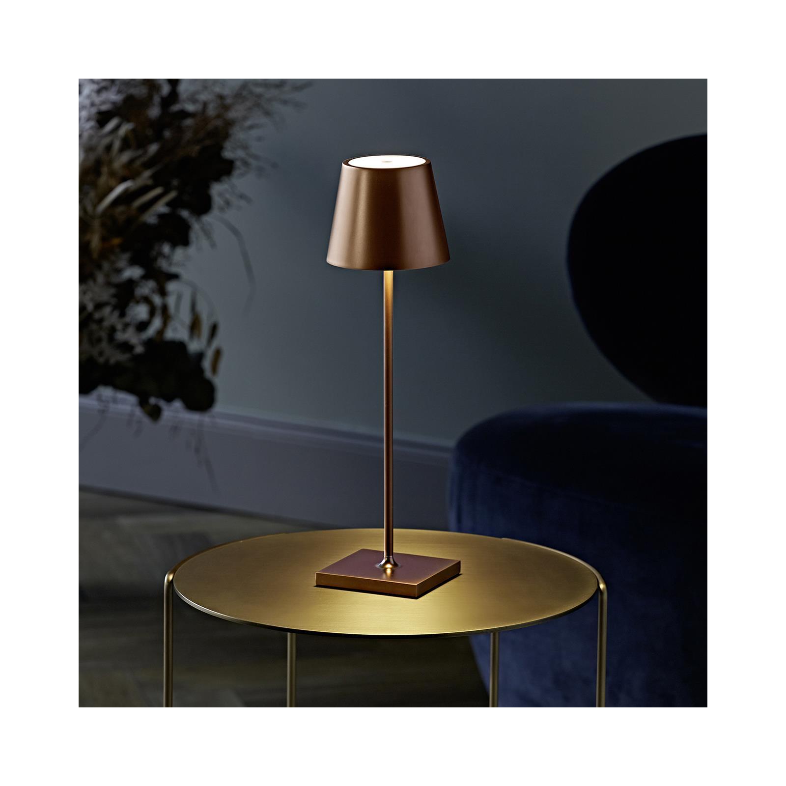 Akku bronze Nuindie Außentischleuchte Flex-Mood - LED Tischleuchte IP54 Onlineshop - & Lampen 2700/2200K Leucht Leuchten