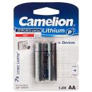 Mignon-Batterie CAMELION Lithium 1,5V, Typ AA/FR6,...