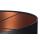 Pendelleuchte 0E0-002-50CM Latexschirm schwarz, kupfer 50 cm