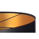 Pendelleuchte 0E0-003-50CM Latexschirm schwarz, gold 50 cm