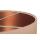 Pendelleuchte 0E0-007-60CM Lederschirm lachsfarben kupfer 60 cm mit zarter Steppung