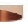 Pendelleuchte 0E0-006-60CM Lederschirm lachsfarben kupfer 60 cm