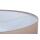 Pendelleuchte 0E0-010-60CM Lederschirm mit Steppung beige, weiß 60cm