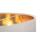 Pendelleuchte 0E0-032-50CM Olena Stoffschirm samt creme, gold verspiegelt 50 cm