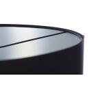 Pendelleuchte 0E0-063-50CM Stoffschirm Satin schwarz, silber  50 cm