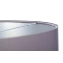 Pendelleuchte 0E0-066-60CM Stoffschirm satiniert grau, silber 60 cm