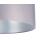 Pendelleuchte 0E0-066-60CM Stoffschirm satiniert grau, silber 60 cm