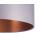 Pendelleuchte 0E0-067-50CM Stoffschirm satiniert grau, kupfer 50 cm