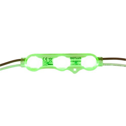 DOTLUX LED-Modul ACplus 1,5W 160° IP67 grün 100er Kette