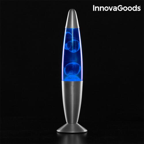InnovaGoods 25 W Magma Lavalampe Blau